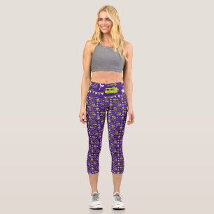 Caravan Camping Decor Capri Leggings