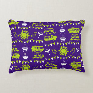 Caravan Camping Decor Decorative Cushion