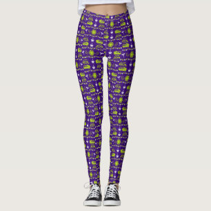 Caravan Camping Decor Leggings