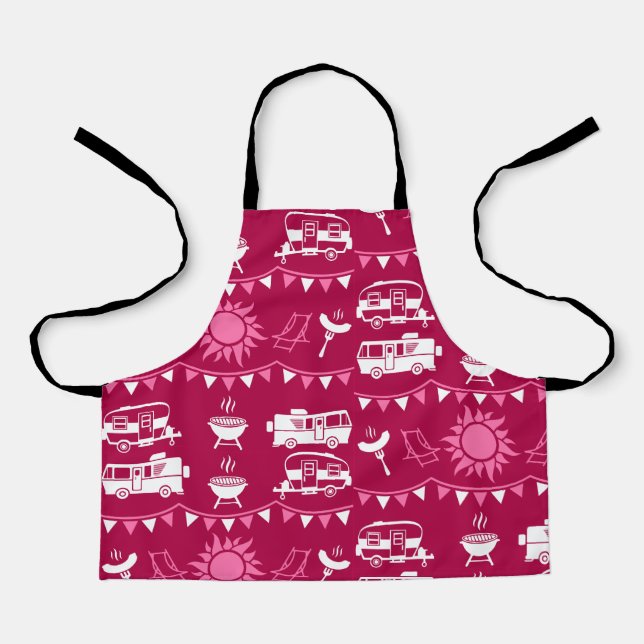 Caravan Camping Home Decor Apron (Front)