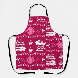 Caravan Camping Home Decor Apron