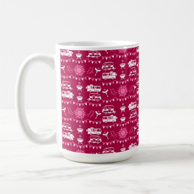 Caravan Camping Home Decor Coffee Mug (Left)