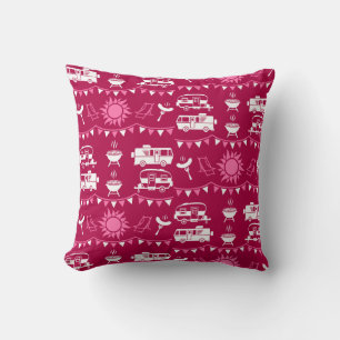 Caravan Camping Home Decor Cushion