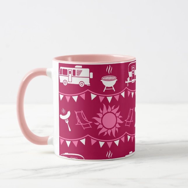 Caravan Camping Home Decor Mug (Left)