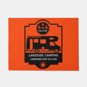 Caravan Campsite Promotion Doormat