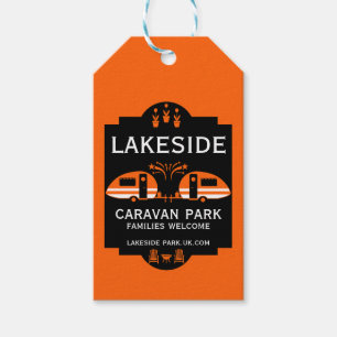Caravan Campsite Promotion Gift Tags