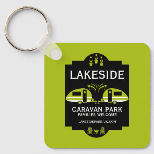 Caravan Campsite Promotion Key Ring