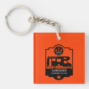 Caravan Campsite Promotion Key Ring