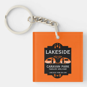 Caravan Campsite Promotion Key Ring