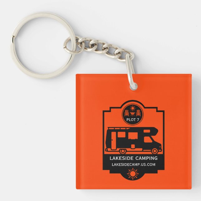 Caravan Campsite Promotion Key Ring (Front)