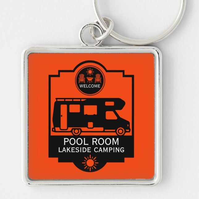 Caravan Campsite Promotion Key Ring (Front)