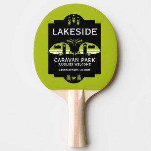 Caravan Campsite Promotion Ping Pong Paddle