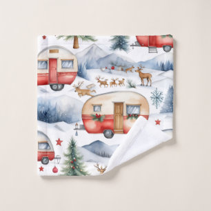 Caravan Christmas Bath Towel Set