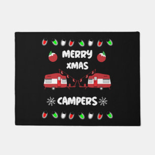 Caravan Christmas Decor Doormat