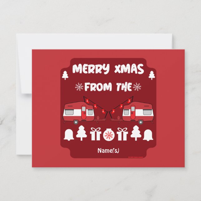 Caravan Happy Christmas Camping   (Front)