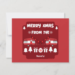 Caravan Happy Christmas Camping