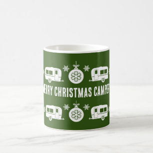 Caravan Happy Christmas Camping Coffee Mug
