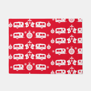 Caravan Happy Christmas Camping   Doormat