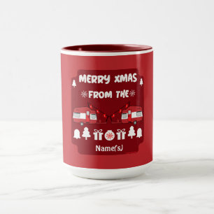 Caravan Happy Christmas Camping Mug