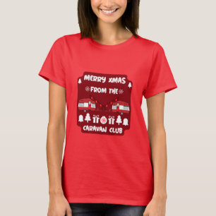 Caravan Happy Christmas Camping    T-Shirt