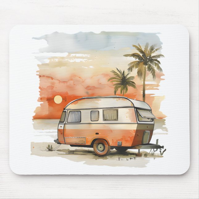 Caravan Mouse Mat (Front)