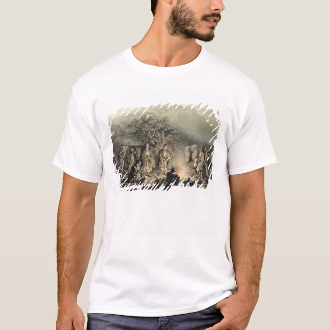 Caravan of Armenian Merchants, Transcaucasia, plat T-Shirt (Front)