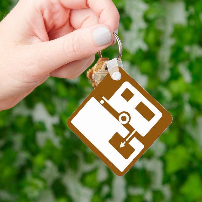 Caravan Park Sign Keychain (Creator Uploaded)