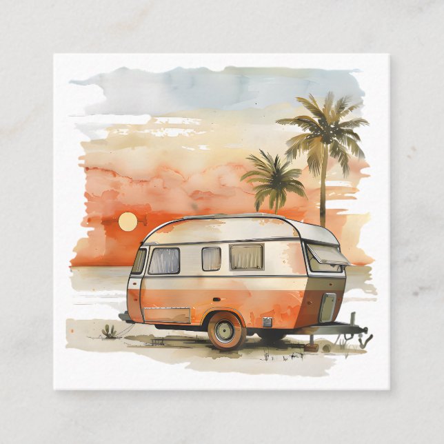 Caravan Square Business Card (Front)