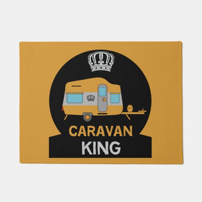 Caravaner | Caravanning | Funny Caravan Gifts Coff Doormat (Front)