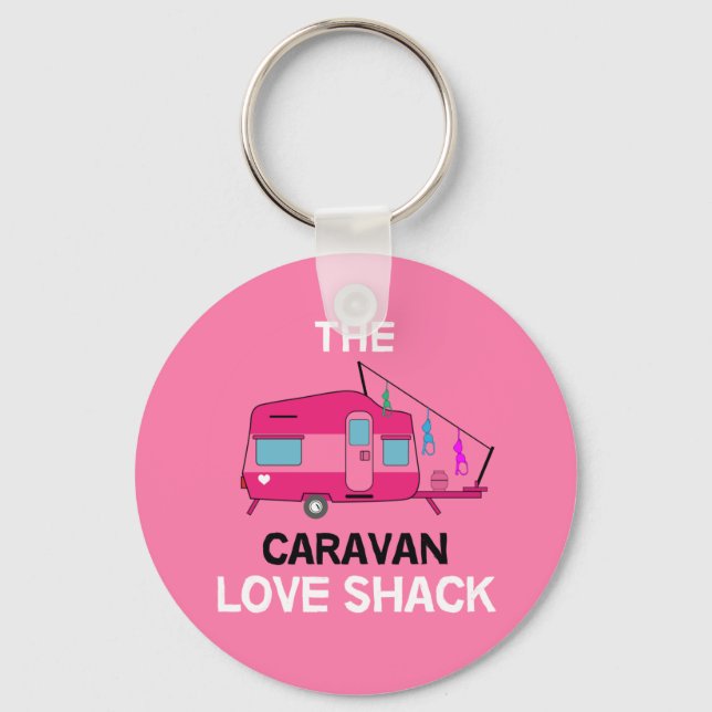 Caravaner | Caravanning | Funny Caravan Gifts Coff Key Ring (Front)