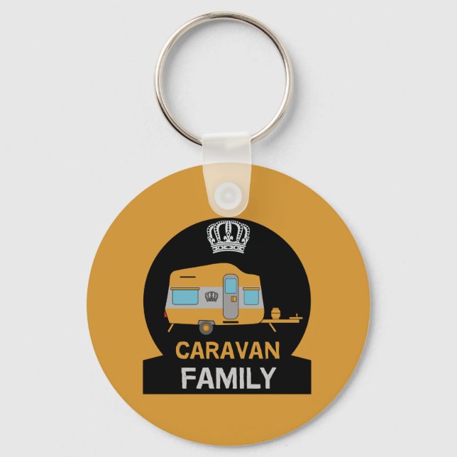 Caravaner | Caravanning | Funny Caravan Gifts Coff Key Ring (Front)