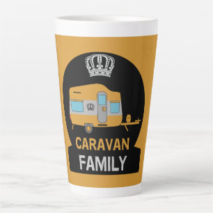 Caravaner Caravanning Funny Caravan Gifts Coff Latte Mug