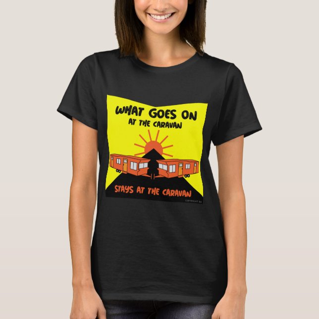 Caravanning | Static Caravans | Caravan Camping |  T-Shirt (Front)