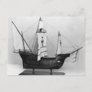 Caravel of Christopher Columbus Postcard