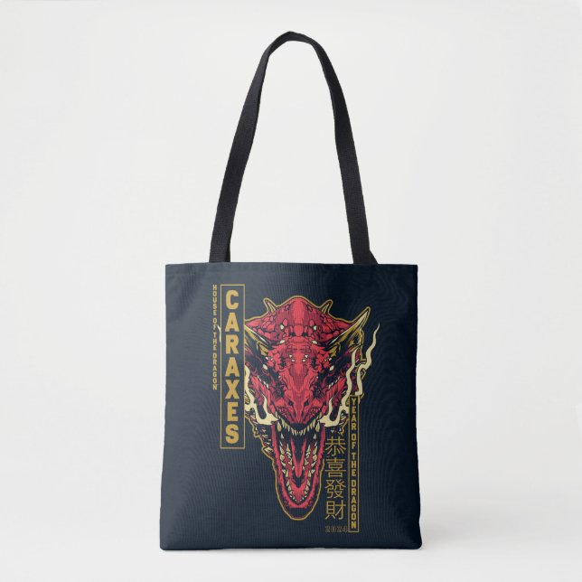 Caraxes Head Year of the Dragon | 恭喜發財 Tote Bag (Front)