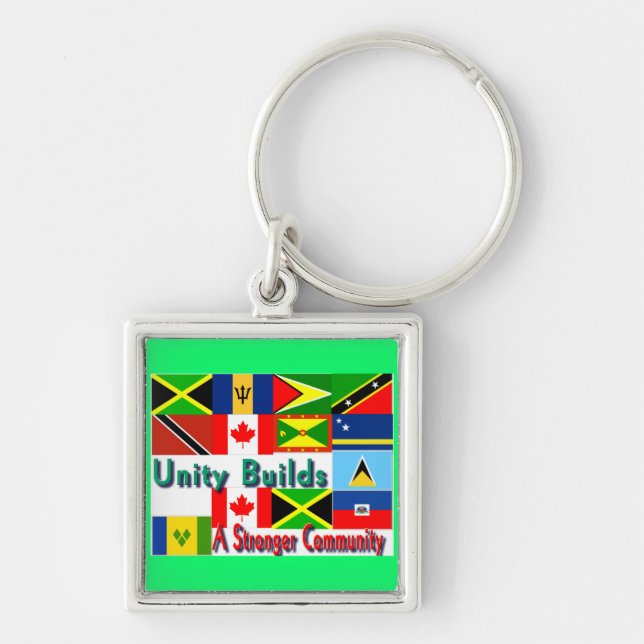 Carbbean-canada unity key ring (Front)