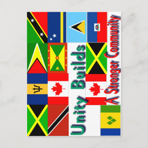 Carbbean-canada unity postcard