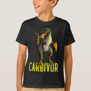 Carbivore Dinosaur Funny Fitness Gym Hangry T-Shirt