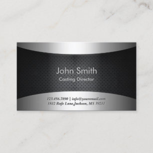 Carbon Black Casting Director Business Card