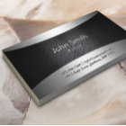 Carbon Black Pilot/Aviator Business Card