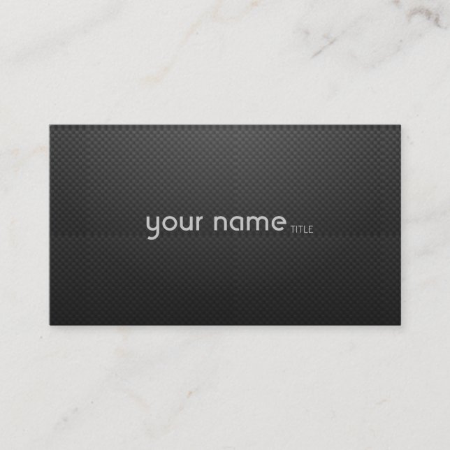 Carbon Business Card (Front)