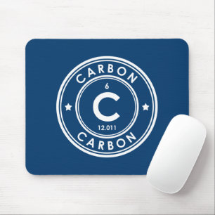 Carbon Element Blue Mouse Pad