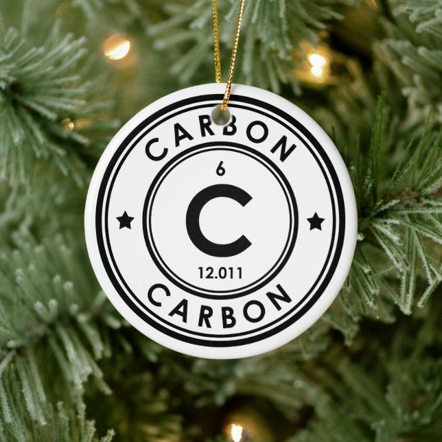 Carbon Element Ceramic Ornament (Tree)