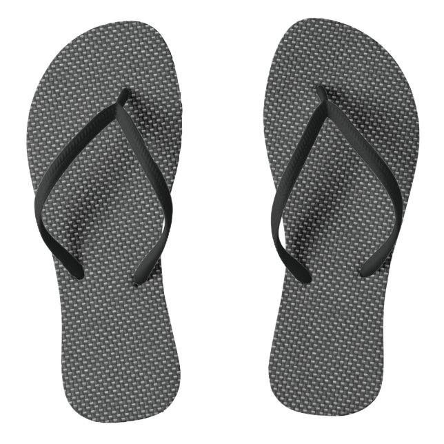 Carbon Fibre 1 Flip Flops (Footbed)