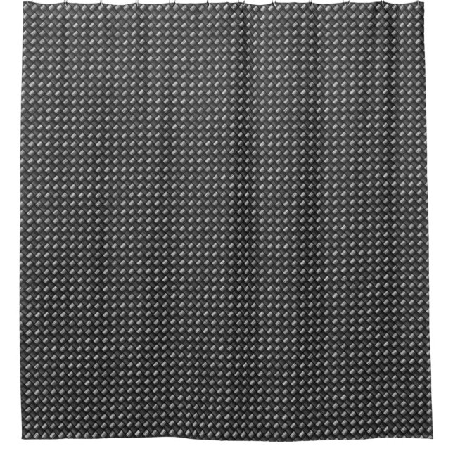 Carbon Fibre 1 Shower Curtain (Front)