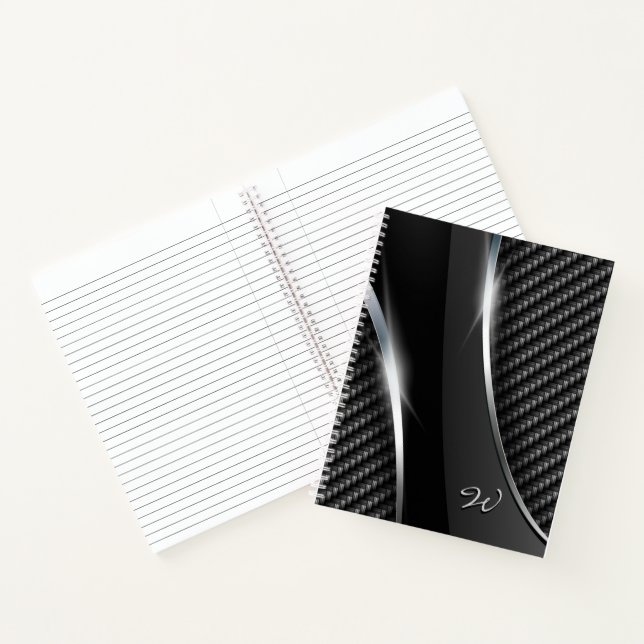 Carbon Fibre 3 Notebook (Inside)