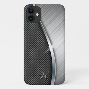 Carbon Fibre & Brushed Metal 4 Speck Case
