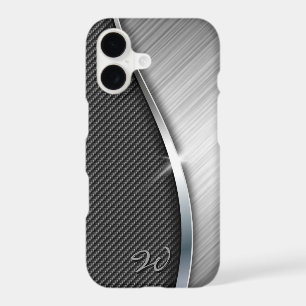 Carbon Fibre & Brushed Metal 4 Speck Case