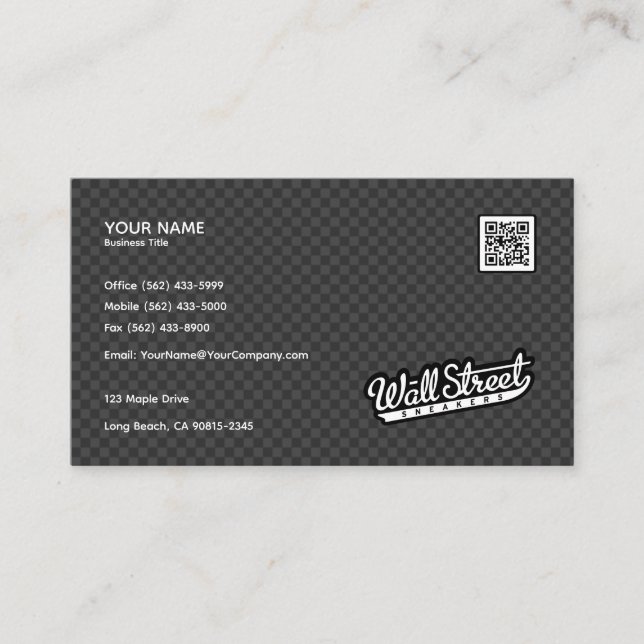 Carbon Fibre - Business Card (Front)