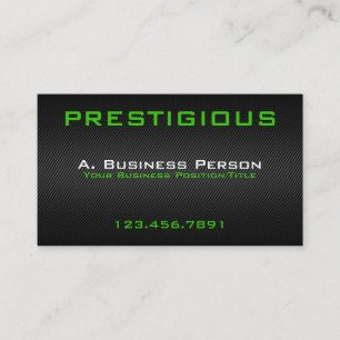Carbon Fibre Effect Business Cards